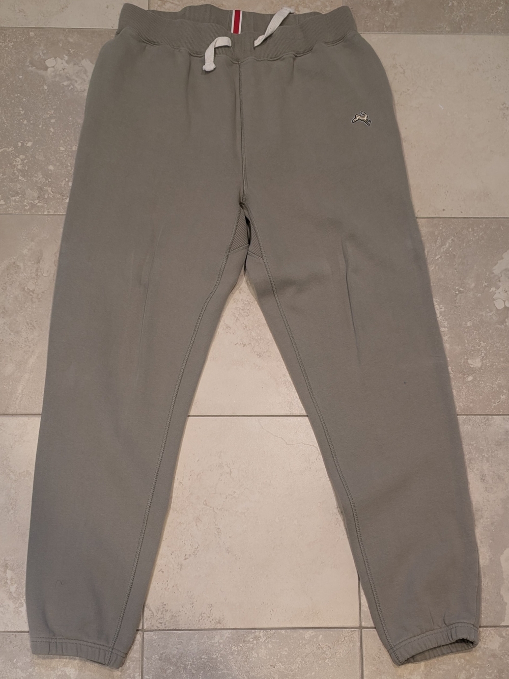 Tracksmith Men's Trackhouse Jogger Sweatpants Driftwood XL
